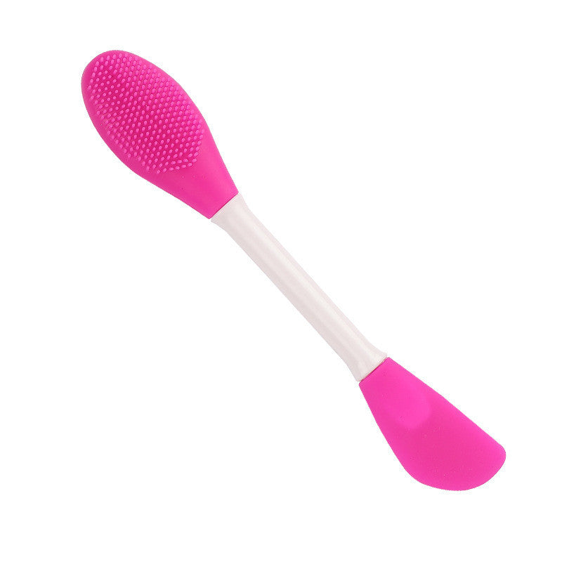 Double-Ended Silicon Face Mask applicator & Cleaning brush- Gentle Skincare Tool